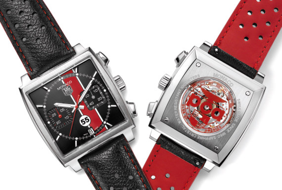 PCA-TAG front & back 泰格豪雅(Tag Heuer)和美國保時(shí)捷俱樂部聯(lián)手推出限量版摩納哥腕表-復(fù)刻表