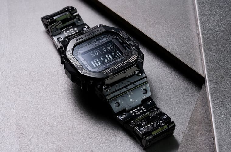 G-SHOCK全金屬GMW-B5000新增以機(jī)芯電路板為靈感的鈦合金旗艦款-復(fù)刻表