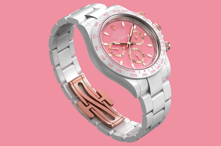 春天氣息濃烈的“櫻花”主題白陶瓷Daytona-復刻表