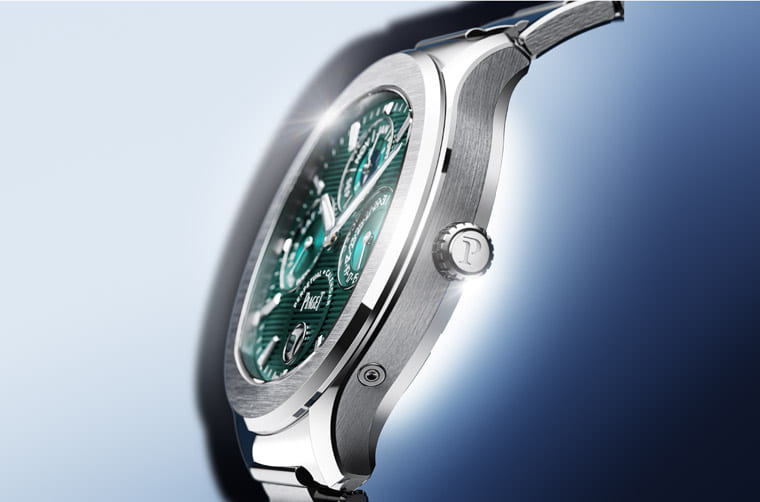 伯爵不銹鋼Polo運動表首度推出超薄萬年歷功能-復刻表