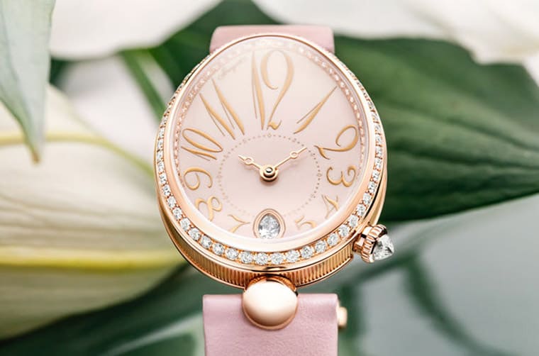 寶璣那不勒斯8918女表繼黑、白琺瑯面后再添玫瑰金表殼粉紅色面盤新作-復刻表