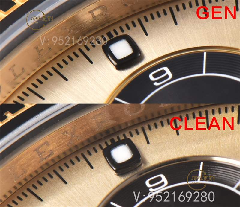 Clean廠C廠勞力士余文樂迪通拿真假對比,C廠余文樂對比正品區(qū)別大嗎-復(fù)刻表
