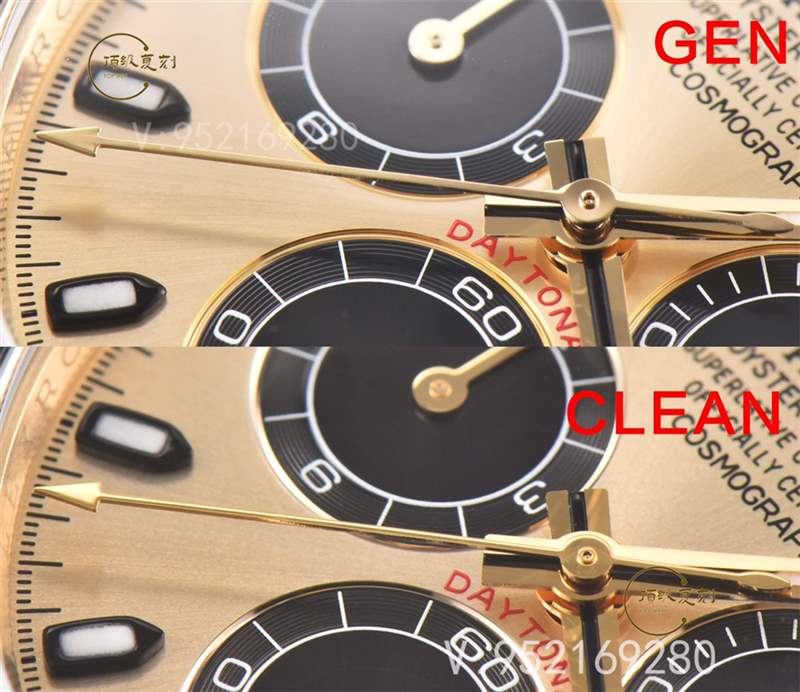 Clean廠C廠勞力士余文樂迪通拿真假對比,C廠余文樂對比正品區(qū)別大嗎-復(fù)刻表