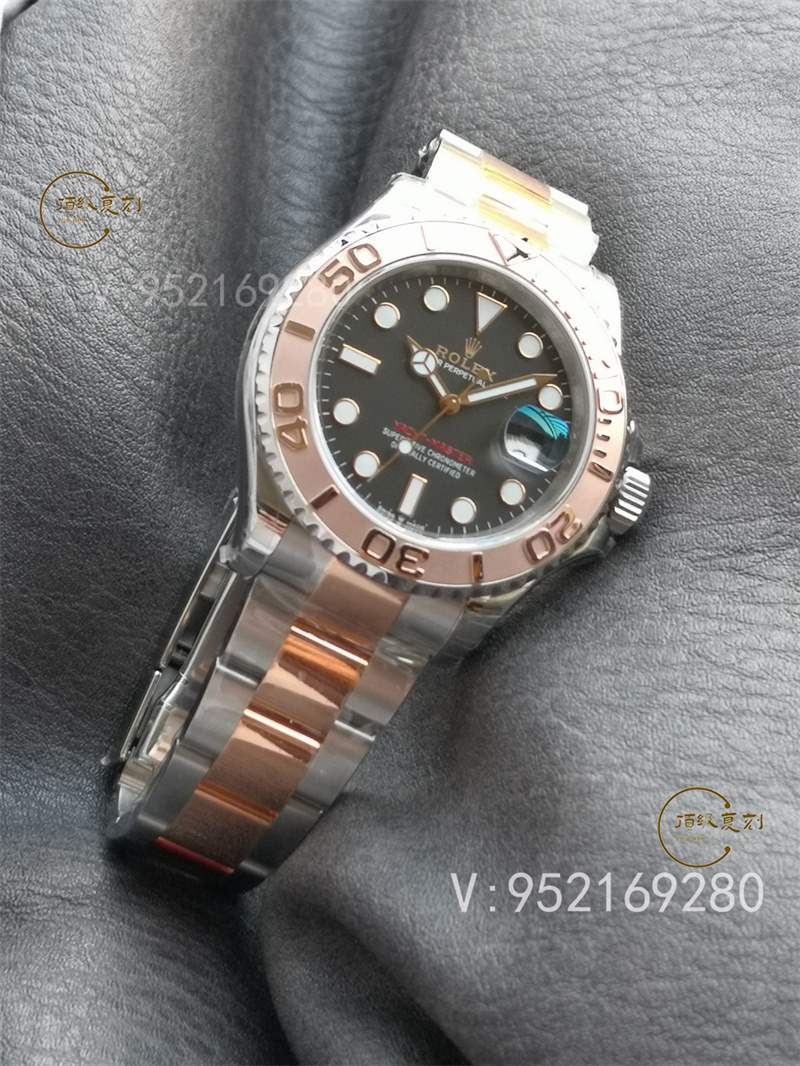 VS廠勞力士40mm間紅金游艇做工怎么樣,VS廠丹東3235一體機芯-復刻表