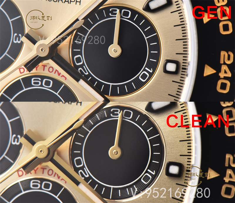 勞力士4130機芯余文樂迪通拿復刻表那個廠做的最好,BT廠和C廠對比那個更接近正品-復刻表