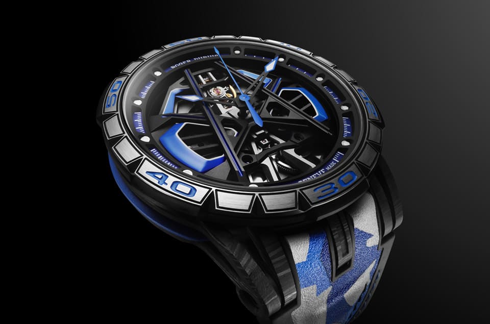 羅杰杜彼再度以藍寶堅尼Huracán Sterrato跑車為靈感打造新款王者競速限量表-復刻表