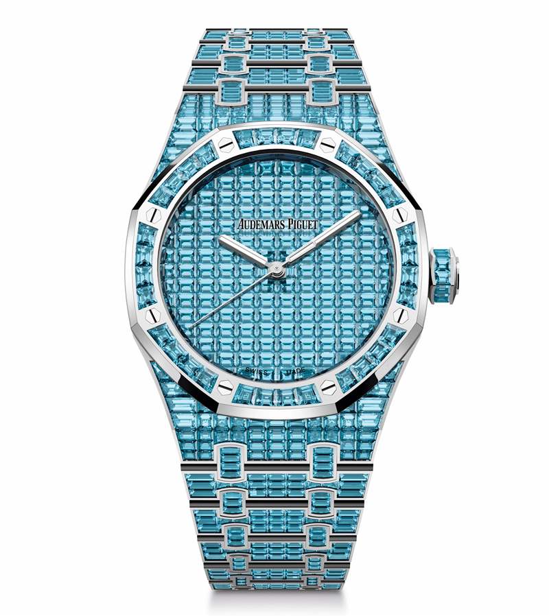 愛彼推出Royal Oak Selfwinding Rainbow Sets珠寶腕表:彩色寶石鑲嵌 愛彼推出Royal Oak Selfwinding Rainbow Sets珠寶腕表:彩色寶石鑲嵌-復(fù)刻表