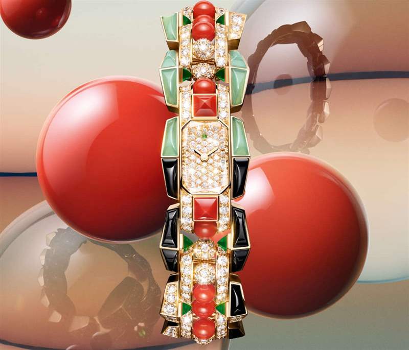 Cartier推出5枚Mécabille高級珠寶腕表：寶石滾珠與方釘元素-復(fù)刻表