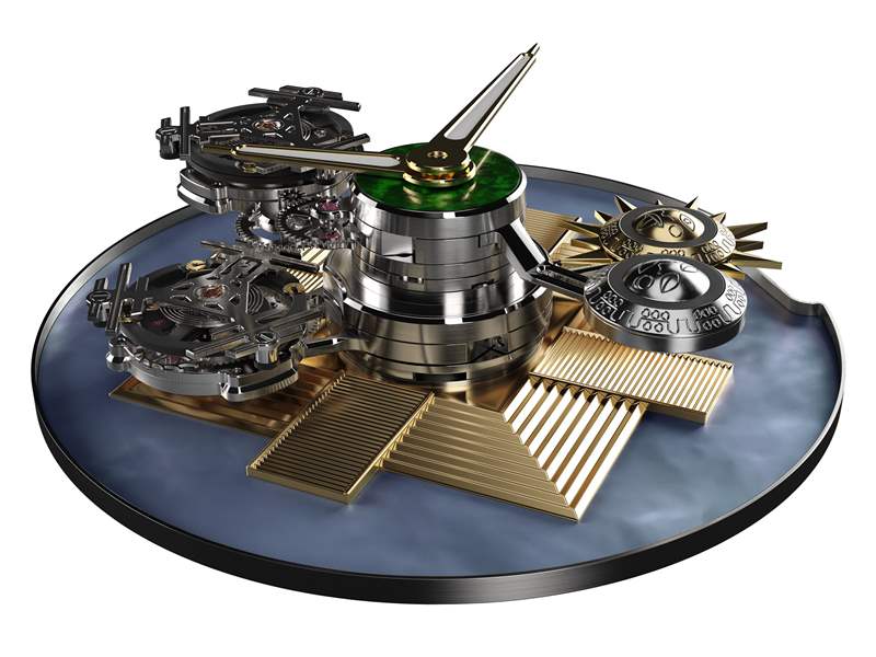 Louis Moinet推出Maya Eclipse獨一款雙重陀飛輪腕表:瑪雅文明 Louis Moinet推出Maya Eclipse獨一款雙重陀飛輪腕表:瑪雅文明-復刻表