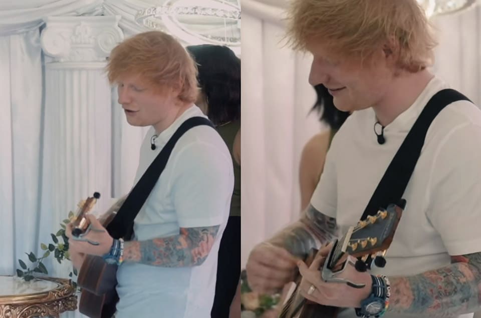 紅發艾德Ed Sheeran斜杠婚禮歌手最新話題熱表馬上戴-復刻表