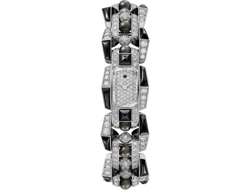 Cartier推出5枚Mécabille高級珠寶腕表：寶石滾珠與方釘元素-復(fù)刻表