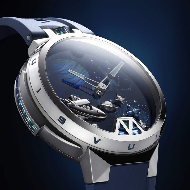 Louis Vuitton推出Tambour Jacquemart Minute Repeater 200 Years三問報時腕表:太空漫游-復刻表