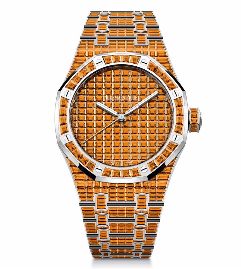 愛彼推出Royal Oak Selfwinding Rainbow Sets珠寶腕表:彩色寶石鑲嵌 愛彼推出Royal Oak Selfwinding Rainbow Sets珠寶腕表:彩色寶石鑲嵌-復(fù)刻表