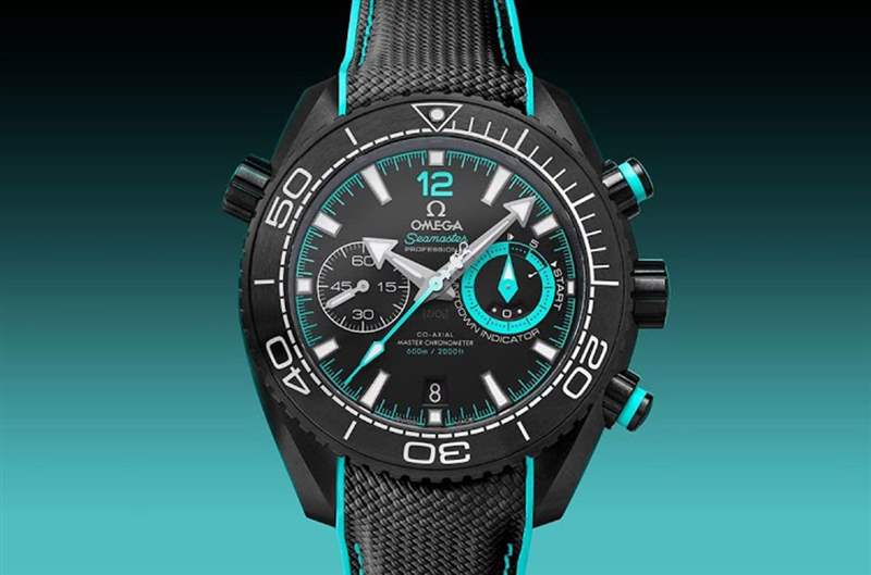 歐米茄以海馬Planet Ocean計時碼表為基礎創(chuàng)作最新阿聯(lián)酋航空紐西蘭ETNZ船隊聯(lián)名表-復刻表