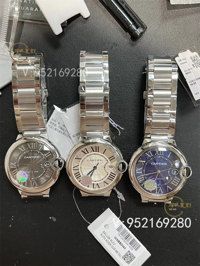 CH廠(chǎng)卡地亞40mm藍(lán)氣球快拆表帶做工值得入手嗎-復(fù)刻表