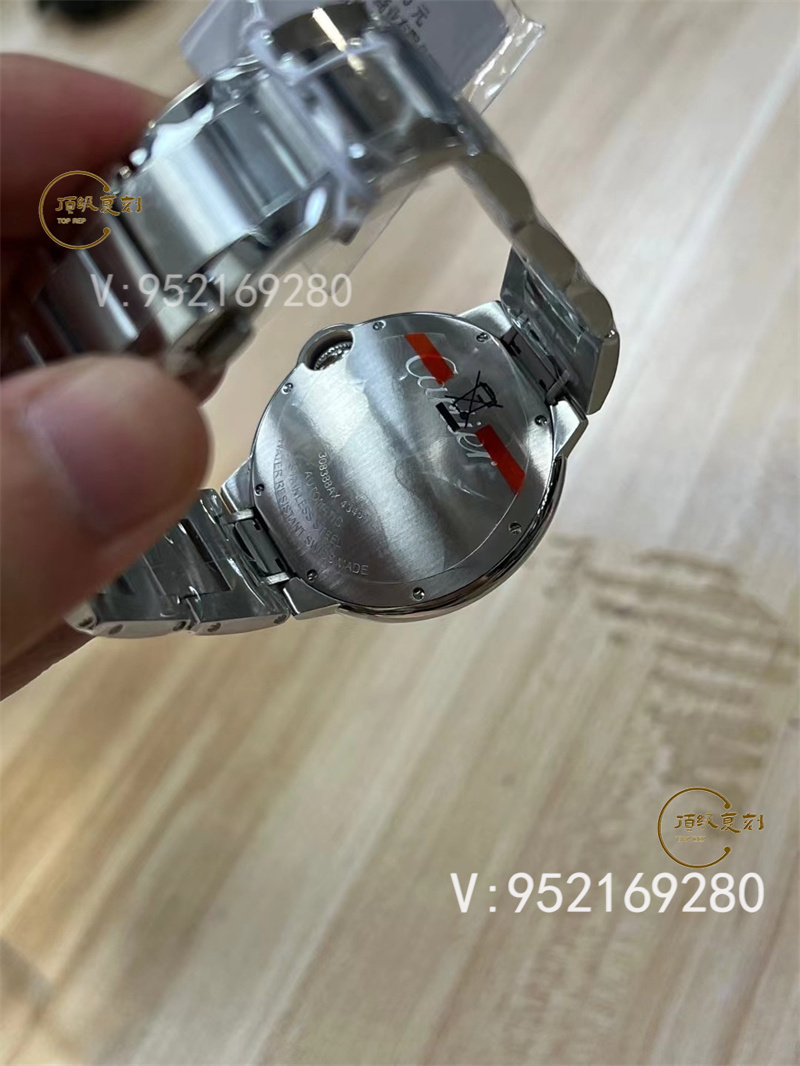 CH廠(chǎng)卡地亞40mm藍(lán)氣球快拆表帶做工值得入手嗎-復(fù)刻表