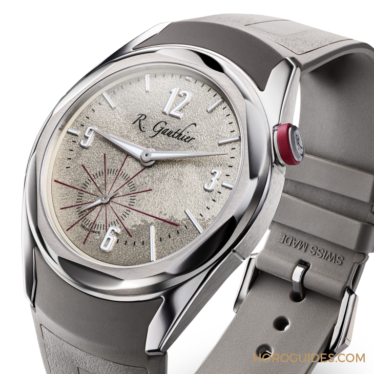 Romain Gauthier C系列推出第五代鈦金屬新作! 獨特的手工鑿刻紋理香檳面-復刻表