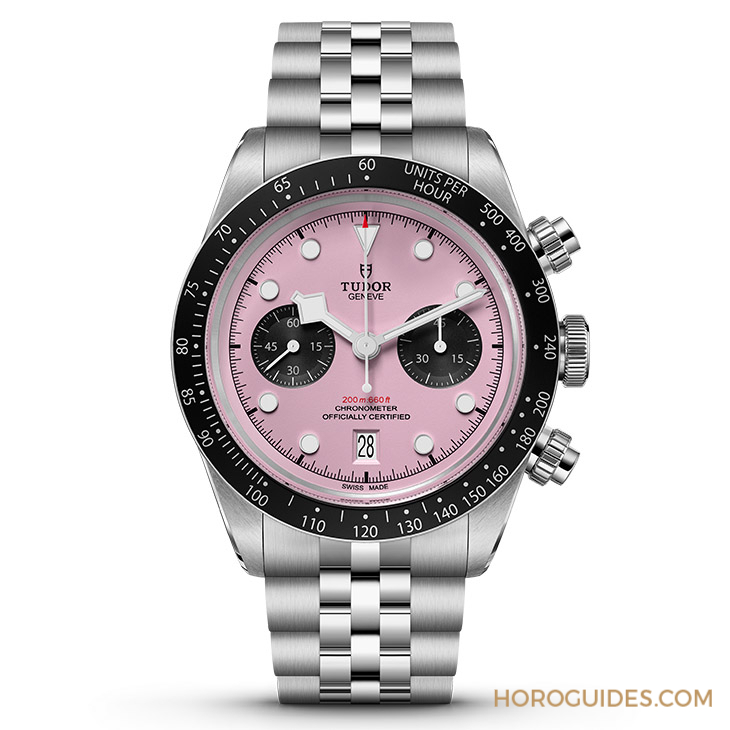 TUDOR - 顛覆傳統(tǒng)的粉紅熊貓！帝舵表TUDOR 發(fā)表Black Bay Chrono