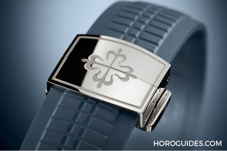 乳光藍灰面活力風，復雜功能運動表齊換色｜PP百達翡麗Nautilus、Aquanaut新款-復刻表