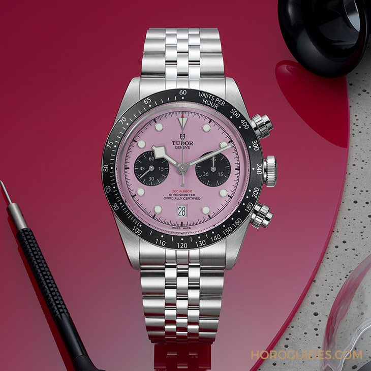 TUDOR - 顛覆傳統(tǒng)的粉紅熊貓！帝舵表TUDOR 發(fā)表Black Bay Chrono