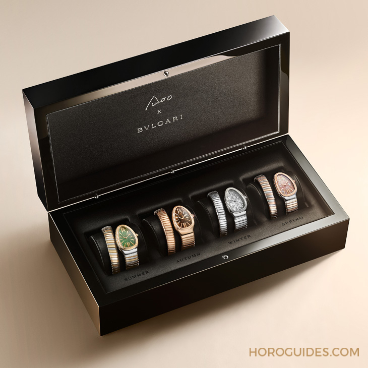 安藤忠雄為Serpenti出手了、全球最薄陀飛輪機芯黑化上陣|BVLGARI W&W 2024速覽-復刻表