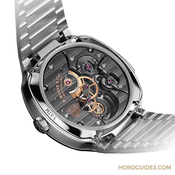 H. MOSER & CIE - 大明火琺瑯煙燻面加身，亨利慕時三問疾速者三問報時陀飛輪藍(lán)色琺瑯概念腕表奪目登場