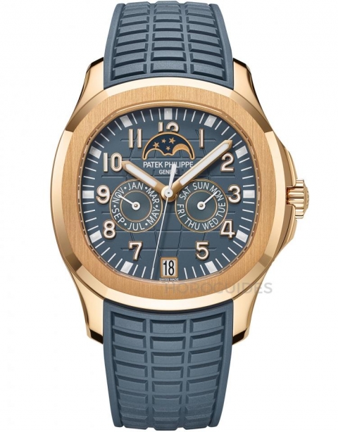 PATEK PHILIPPE - NAUTILUS - 5980/60G-001 - 年輕活力風(fēng)的表王！ 盤點(diǎn)PATEK PHILIPPE百達(dá)翡麗藍(lán)灰色調(diào)腕表