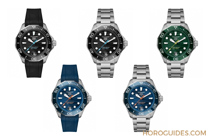 潛水猛將升級！ TAG HEUER推出全新Aquaracer Professional 300日期腕表與GMT腕表-復(fù)刻表