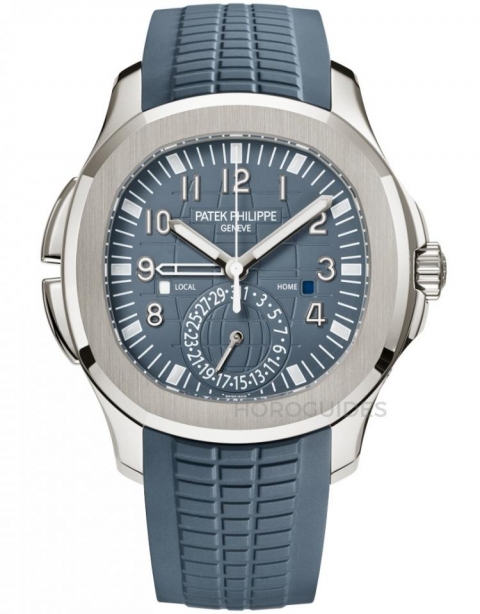 PATEK PHILIPPE - NAUTILUS - 5980/60G-001 - 年輕活力風(fēng)的表王！ 盤點(diǎn)PATEK PHILIPPE百達(dá)翡麗藍(lán)灰色調(diào)腕表