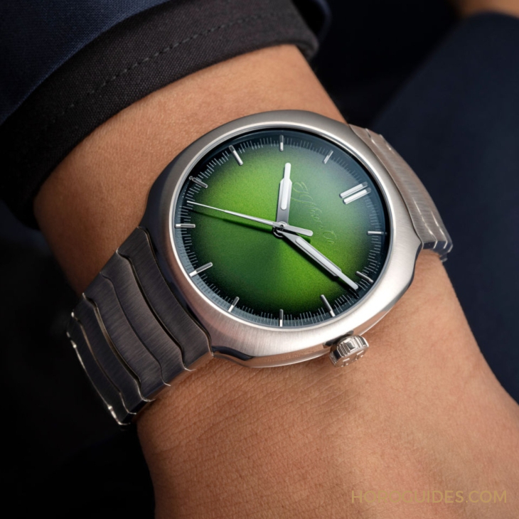 青龍升級(jí)回歸、夢(mèng)幻紫色同步亮相|H. MOSER & CIE. Streamliner Centre Seconds Matrix Green-復(fù)刻表