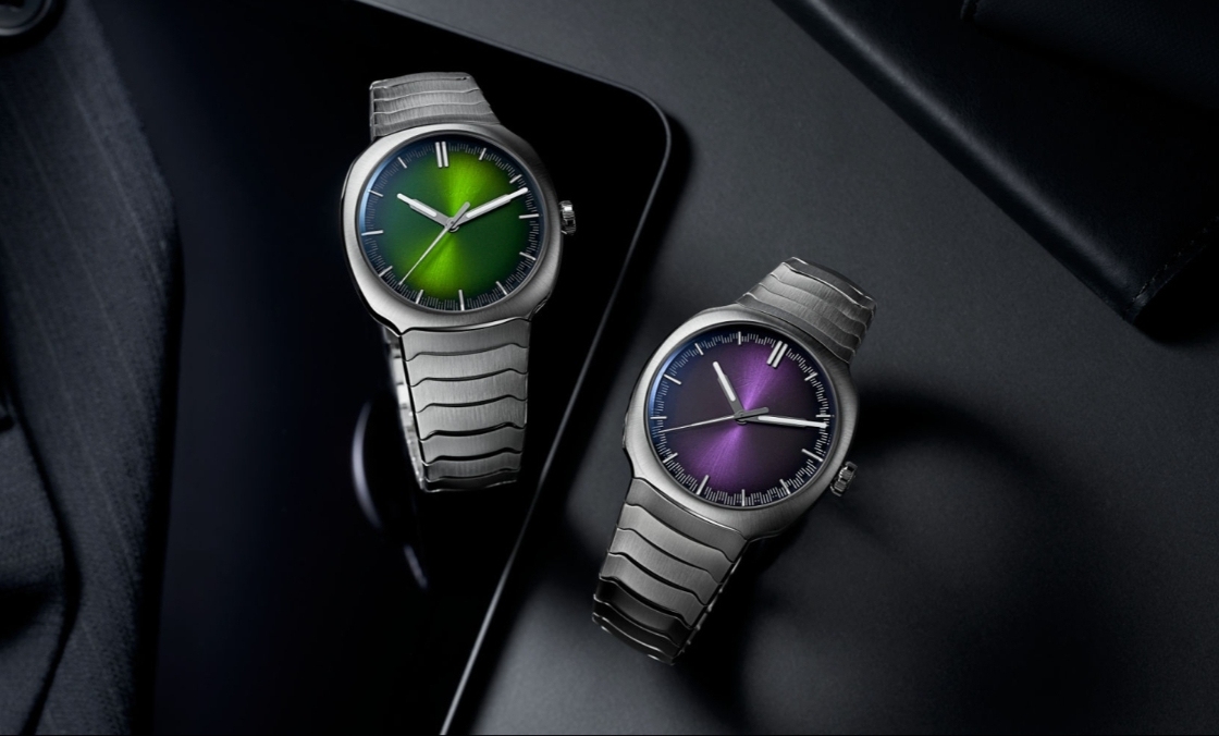 青龍升級(jí)回歸、夢(mèng)幻紫色同步亮相|H. MOSER & CIE. Streamliner Centre Seconds Matrix Green-復(fù)刻表