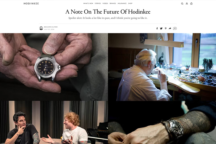 Hodinkee創辦人發文,鐘表媒體平臺在這個時代的生存之道有解嗎?-復刻表