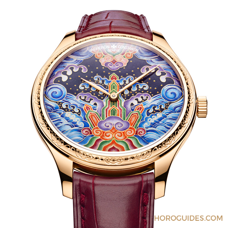 以清代官服朝袍經(jīng)典紋樣入作|江詩丹頓Métiers d'Art系列Tribute to Traditional Symbols-復刻表