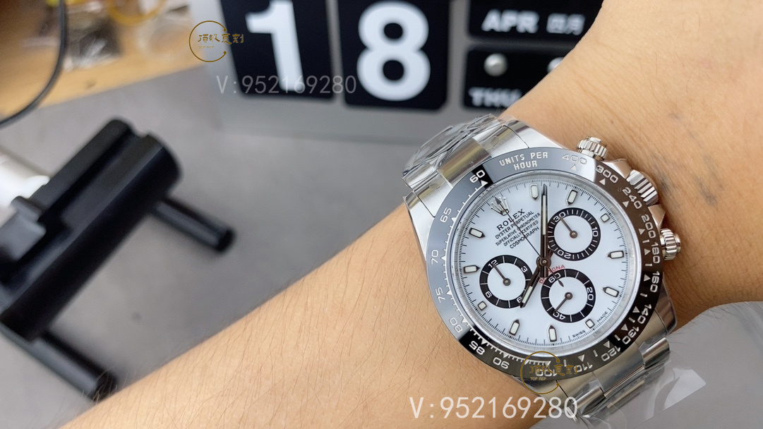 怎么快速分辨真假C廠Clean廠勞力士4130熊貓迪手表-復刻表