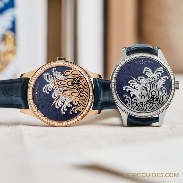 以清代官服朝袍經(jīng)典紋樣入作|江詩丹頓Métiers d'Art系列Tribute to Traditional Symbols-復刻表