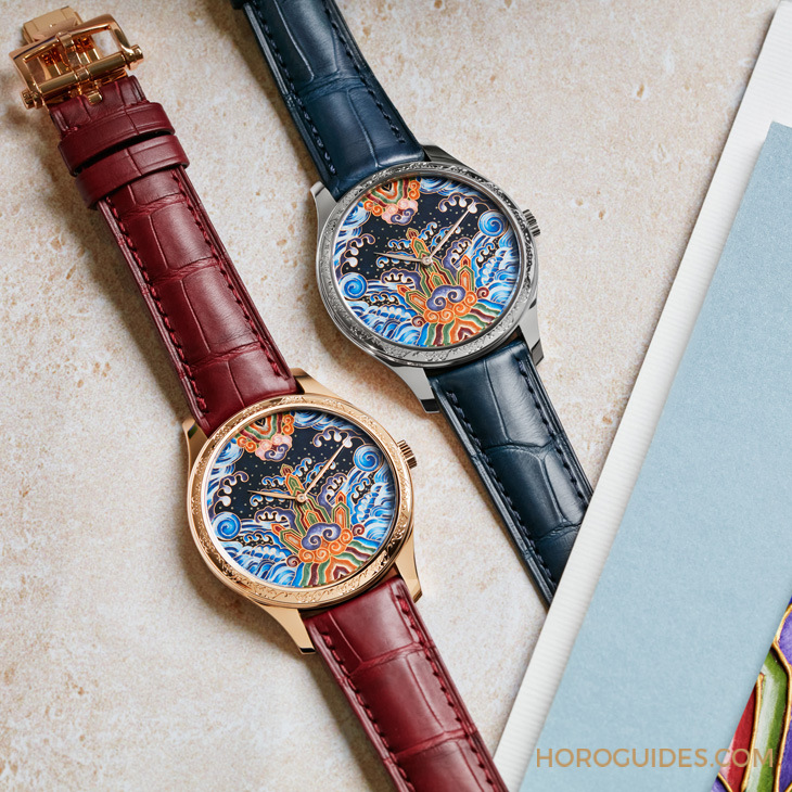 以清代官服朝袍經(jīng)典紋樣入作|江詩丹頓Métiers d'Art系列Tribute to Traditional Symbols-復刻表