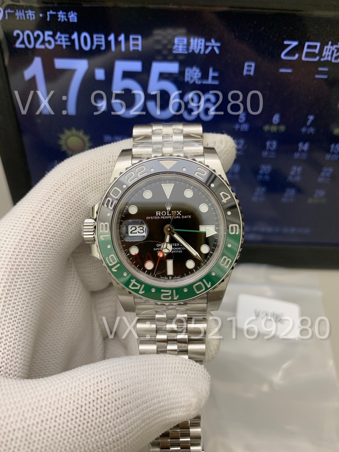 VS廠勞力士雪碧圈左撇子M126720VTNR-0001腕表V3版評測-復(fù)刻表