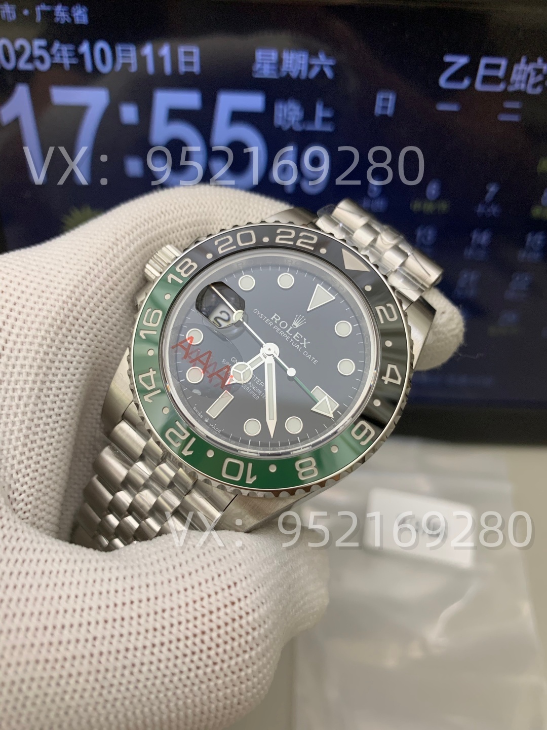 VS廠勞力士雪碧圈左撇子M126720VTNR-0001腕表V3版評測-復(fù)刻表